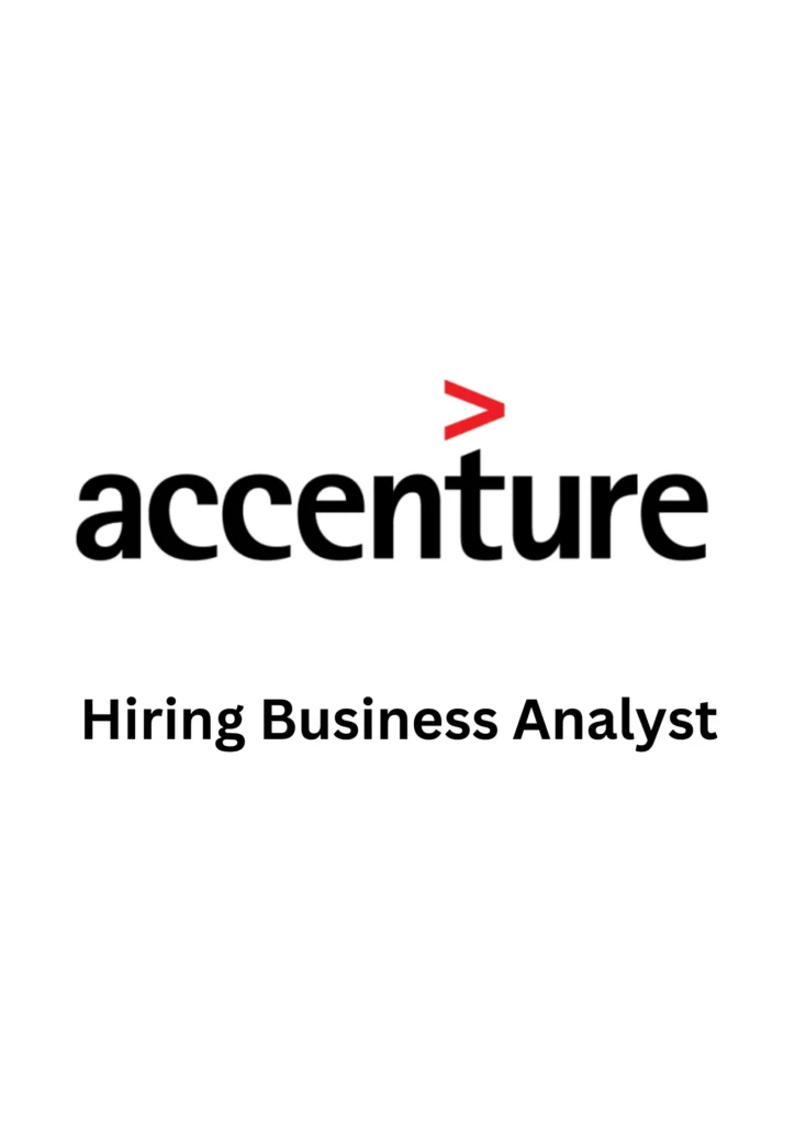 Job in Pune | Accenture Hiring Business Analyst 