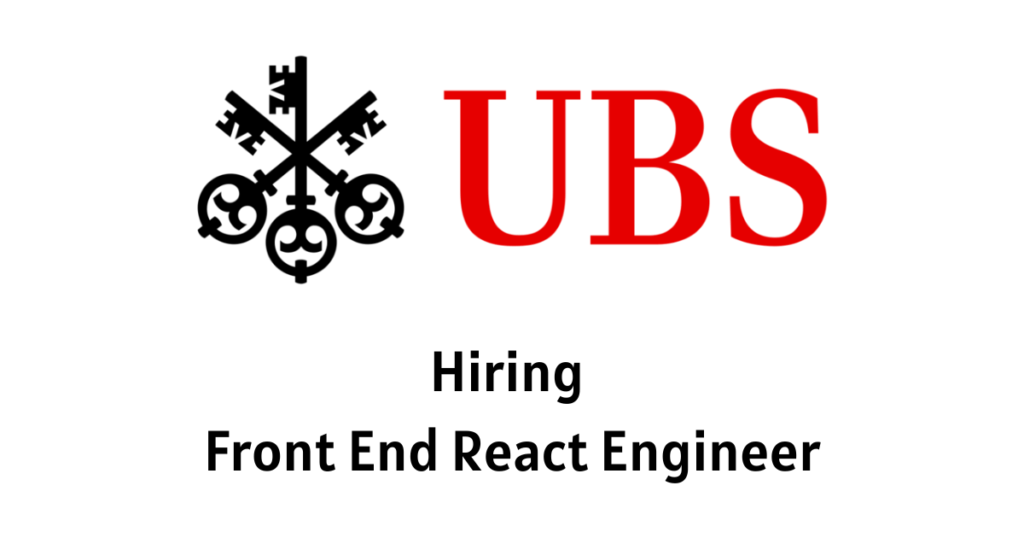 Front End React Engineer