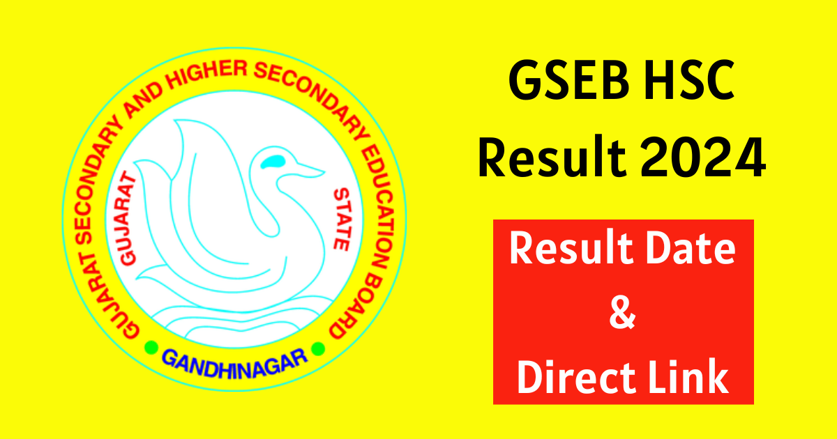 GSEB HSC Result 2024 12th Result Direct Link Check Now